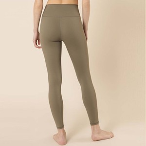 High Waist Full Length Abstract Pattern Knitted Stretch Quick Dry Eco-Friendly Anti-Bacterial Spandex/<b>Nylon</b> <b>Leggings</b> Women - Product Image 4