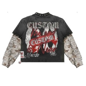 Camiseta de Hombre Oversize con Cuello Redondo, Negra con Mangas a Rayas en Contraste, Estilo Casual Tejido, Manga Corta, Color Sólido, Manga Larga, OEM - Product Image 5
