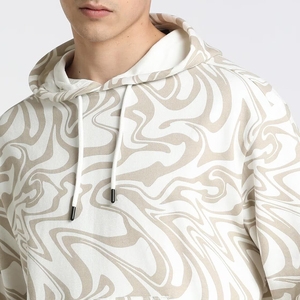 New Custom Fashionable Hoodies Shorts <b>Set</b> Two Piece Pullover Style Quick Dry High Street Men’s Hoodies & Sweatshirt <b>Sets</b> - Product Image 2
