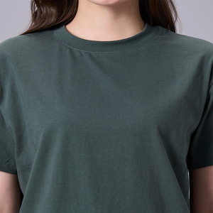 Camisetas de Verano para Mujer al por Mayor con Logotipo Personalizado, Corte Recto, Manga Corta, Secado Rápido, Transpirables, Sólidas, Informales - Product Image 6