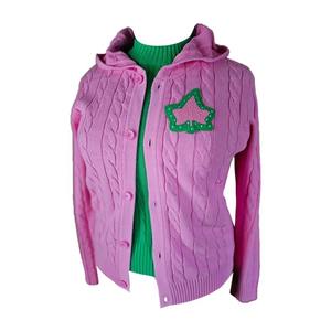 Suéter de punto con cuello en V 100% algodón personalizado al por mayor para hombre, antibacteriano, transpirable, de secado rápido, con estampado digital de letras cortas - Product Image 1