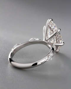 IGI/GIA <b>Lab</b> Grown Vintage 14k Yellow Gold Wedding/Engagement Ring Round Cut Diamond Unisex Perfect Anniversary & Party Gift - Product Image 2