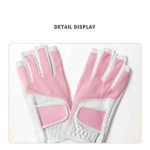 Guantes de Golf Blancos de Piel de Cabretta para Mano Derecha con Agarre, Transpirables, para Deportes al Aire Libre, Venta al Por Mayor - Product Image 6