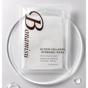 Mascarilla de hidrogel con ectoína y colágeno BONAMISU, rejuvenece, cuida, hidrata, recupera, mascarilla de belleza, tónico antiarrugas para la piel. - Product Image 6