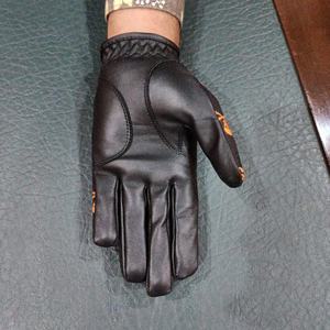 Gants de golf en cuir Cabretta de classe A avec logo personnel Mode sportive antidérapante de qualité supérieure pour la main gauche - Product Image 3