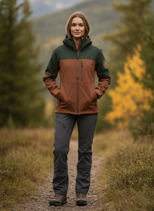 Veste à capuche pour homme, coupe-vent, avec fermeture éclair, design patchwork sur la manche gauche, style décontracté pour l'automne - Product Image 5