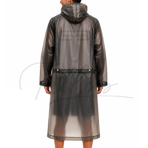 Manteau de pluie imperméable à capuche pour homme, coupe-vent, veste de pluie légère pour l'extérieur - Product Image 6