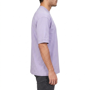 T-shirt en coton uni pour homme, coupe classique, manches courtes, doux, respirant, décontracté, à porter tous les jours, été - Product Image 2