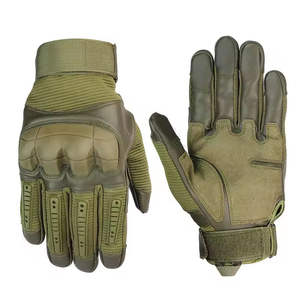 Guantes de Seguridad de Dedo Completo Color Verde Militar, Impermeables, Compatibles con Pantalla Táctil, Transpirables, Tácticos, para Escalada, Motociclismo, Motocross - Product Image 1