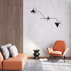 Lámpara de pared de cristal de estilo nórdico moderno, minimalista, LED, de lujo, para dormitorio, mesita de noche, sala de estar, pasillo, escaleras, decoración. - Product Image 3