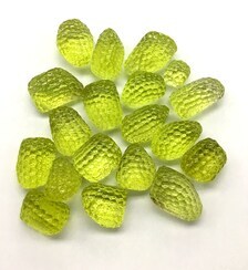 Cuarzo Limón Natural de Aproximadamente 25 Quilates, Tallado en Forma de Pelota de Golf, Gema Suelta Natural para Joyería Fina - Product Image 3