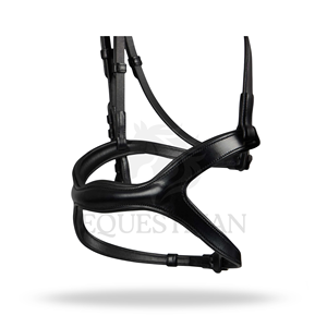 Brida Anatómica SAN PAOLO Negra, Talla Completa, Brida Inglesa para Montar a Caballo, Cómoda para el Caballo - Product Image 3