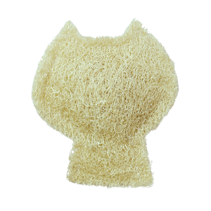 Brosse exfoliante naturelle en loofah séché, 100% végétale, sans colorant, biodégradable, à long manche, artisanale, simple, du Vietnam, pour le corps - Product Image 1