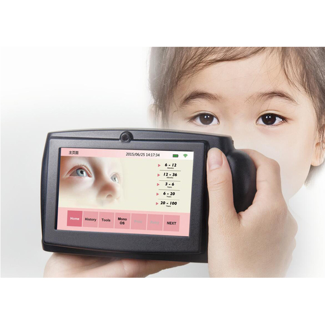 MSLYZ07 Full Auto Portable Handheld Refractometer Autorefractor Keratometer Auto Refractome for Eyes Testing