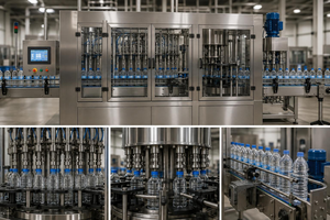Machine de remplissage d'eau avancée à grande vitesse, système de remplissage, de bouchage et d'étiquetage d'eau minérale potable pour ligne de production commerciale - Product Image 3