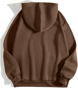 Top Quality Cotton <b>Fleece</b> Thick Plain Heavyweight Oversized Hoodie New Arrival <b>Thermal</b> Men's Pullover Sweatershirt & Hoodies - Product Image 4