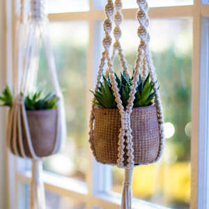 Estante de Pared Redondo de Yute Natural Estilo Art Deco, Decoración Hecha a Mano para Dormitorio - Product Image 2