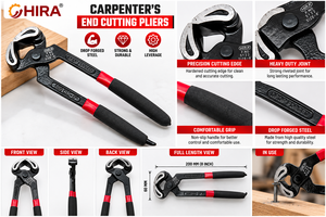 Pinza de Carpintero de Acero Resistente HIRA 16213 - Personalizable para Bricolaje y OEM - Product Image 3