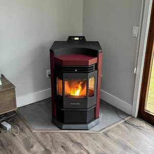 Poêle à bois autoportant double face pour cuisson et chauffage, appareil de chauffage écologique pour villa et appartement - Product Image 5