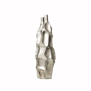 Contemporary Modern Eco-Friendly Luxury Aluminium Handmade Floor <b>Vase</b> <b>Gold</b> Finish Customizable Indoor Living Room Office Wedding - Product Image 5