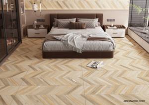 กระเบื้องพอร์ซเลนลายแกะสลักหรูหรา ขนาด 600x1200 มม. 60x120 ซม. 24x48 นิ้ว พื้นผิวเซรามิกมีเท็กซ์เจอร์ คุณภาพพรีเมียม ทนทาน ใช้ปูพื้นและผนังภายใน - Product Image 4
