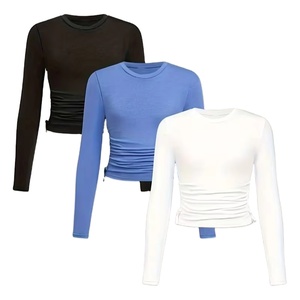 Camiseta de Manga Larga para Niñas, de Alta Calidad, Informal, Personalizada, Transpirable, Ecológica, Anti-Pilling, de Secado Rápido, Talla Grande - Product Image 1