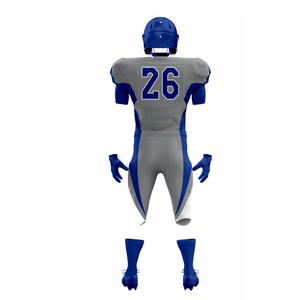 Ensemble d'uniformes de football américain haut de gamme, maillot et pantalon personnalisés pour équipe, séchage rapide, sublimation, grandes tailles, pour hommes, vente en gros OEM, directement de l'usine - Product Image 1
