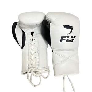 Guantes de Boxeo Profesionales con Cordones, Cierre Antideslizante, Guantes de Muay Thai y Sanda para Artes Marciales, Personalizados, 100% Cuero Genuino - Product Image 6