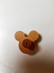 Pomo de Madera Maciza Ecológico Hecho a Mano, Apto para Horno, para Armario Infantil - Product Image 4