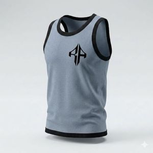 Customized Design Technics <b>Printed</b> <b>Material</b> 100%Cotton Men's Tank Style Causal Premium Quality by RIVIAN ATLANTIC - Product Image 6