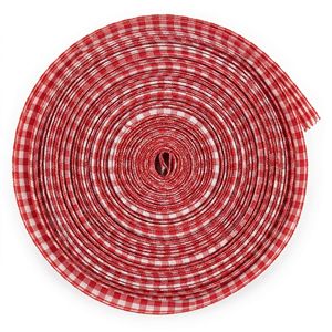Cinta Decorativa a Cuadros Roja y Blanca de 25 mm de Neelkamal Industries para Uso en Embalaje y Prendas de Vestir - Product Image 6