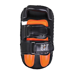 Premium Leather Thai Kick Pads Heavy Duty Strike <b>Shield</b> Curved Design Muay Thai Training Commercial Grade OEM Factory Direct - Product Image 2