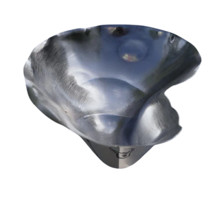 Cuenco de Boda Moderno de Lujo Hecho a Mano y Ecológico ROSHAN HANDICRAFTS RH-P021 de Acero Inoxidable Plateado de la Mejor Calidad - Product Image 5