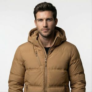 Vestes en duvet de canard à capuche d'hiver pour hommes, manteaux en duvet chauds et épais de qualité supérieure, pardessus d'hiver pour hommes, parkas en duvet pour hommes - Product Image 1