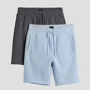Pantalones Cortos Deportivos para Hombre, 100% Algodón Grueso, Ecológicos, de Felpa Francesa, Transpirables, para Entrenamiento - Product Image 1