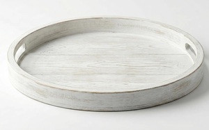 Handmade Commercial Grade Eco-Friendly Multifunctional Wood <b>Serving</b> <b>Tray</b> Farmhouse Style Rustic Polished Platter Catering - Product Image 6