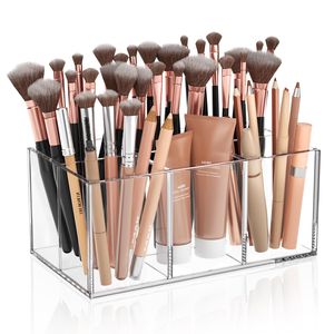 Porte-stylos et crayons en acrylique de style moderne, très vendu, pour le rangement des pinceaux, stylos et gloss à lèvres. - Product Image 6