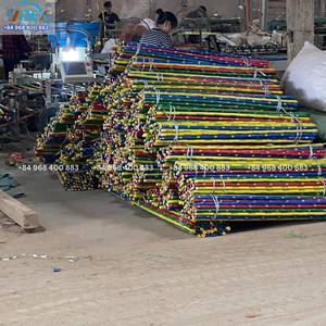 Mango de escoba de madera de 120 cm con rosca italiana, directo de fábrica EXW |   Palos de fregona domésticos duraderos al por mayor de Vietnam - Product Image 4
