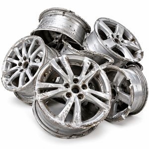Déchets de jantes en aluminium, Déchets de jantes en alliage d'aluminium, Déchets de jantes en alliage, Déchets de jantes en aluminium, et Déchets de jantes en aluminium pour voitures - Product Image 1