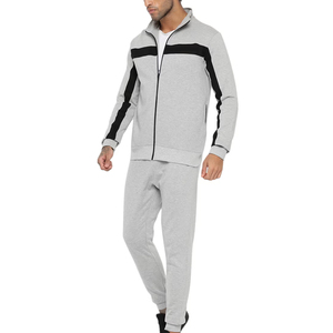 Premium Quality Breathable Men Zipper Tracksuit Light <b>Weight</b> And Soft Fabric Made Zipper Tracksuits For Boys - Product Image 3