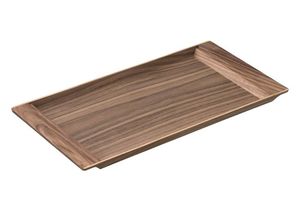 Premium mango wood rectangular <b>tray</b> for serving food drinks <b>breakfast</b> stylish durable eco friendly home kitchen accessory - Product Image 1