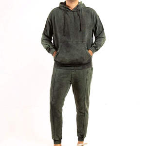 Custom Logo Active <b>Pullover</b> Cotton Polyester Pocket <b>Pullover</b> <b>Men</b> Tracksuit - Product Image 1