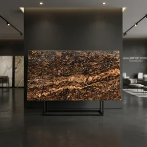 Super Marquino Gold Granite Natural <b>Stone</b> Slabs for Kitchen Countertops Flooring Wall Cladding and Luxury Interior Projects - Product Image 2