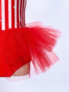 Traje de Maestra de Ceremonias de Circo para Niñas de 6 a 16 Años, Mono con Volantes, Body para Carnavales, Eventos de Disfraces, Baile Latino - Product Image 3