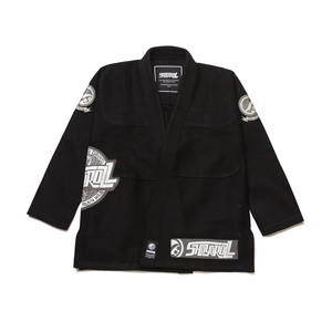 Último Modelo Shoyorol Black Batch 95 BJJ Gi Kimono Brasileño de Jiu-Jitsu, Uniforme de Artes Marciales Cómodo y de Corte Holgado CP-BJJ-26 - Product Image 1
