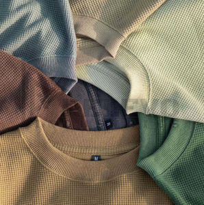 Nouveau sweat à capuche pour homme, automne, manches longues, tricot gaufré, coupe ample, polyester/coton, uni, thermique, doux, 2 pièces, prix bas - Product Image 4