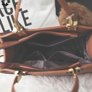 Sacs fourre-tout pour femmes en PU, faits à la main, durables, pour un usage quotidien, design spacieux, parfaits pour le travail, les voyages et les sorties décontractées, style toutes saisons - Product Image 4