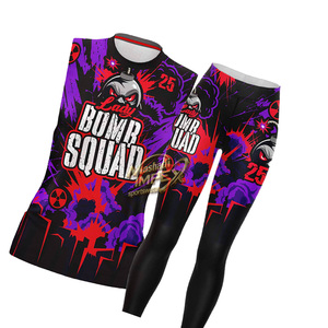 Maillot de football américain 7v7 à col roulé, personnalisé, entièrement sublimé, motif crâne, style streetwear, compression, Pure Youth - Product Image 4