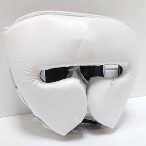Durable Leather Boxing Headgear <b>Face</b> Cheek Ear Protection MMA Kickboxing Sparring Training Customizable Wholesale - Product Image 1