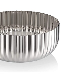Bol en métal poli fantastique au design moderne, compatible lave-vaisselle, idéal pour servir les aliments - Product Image 4